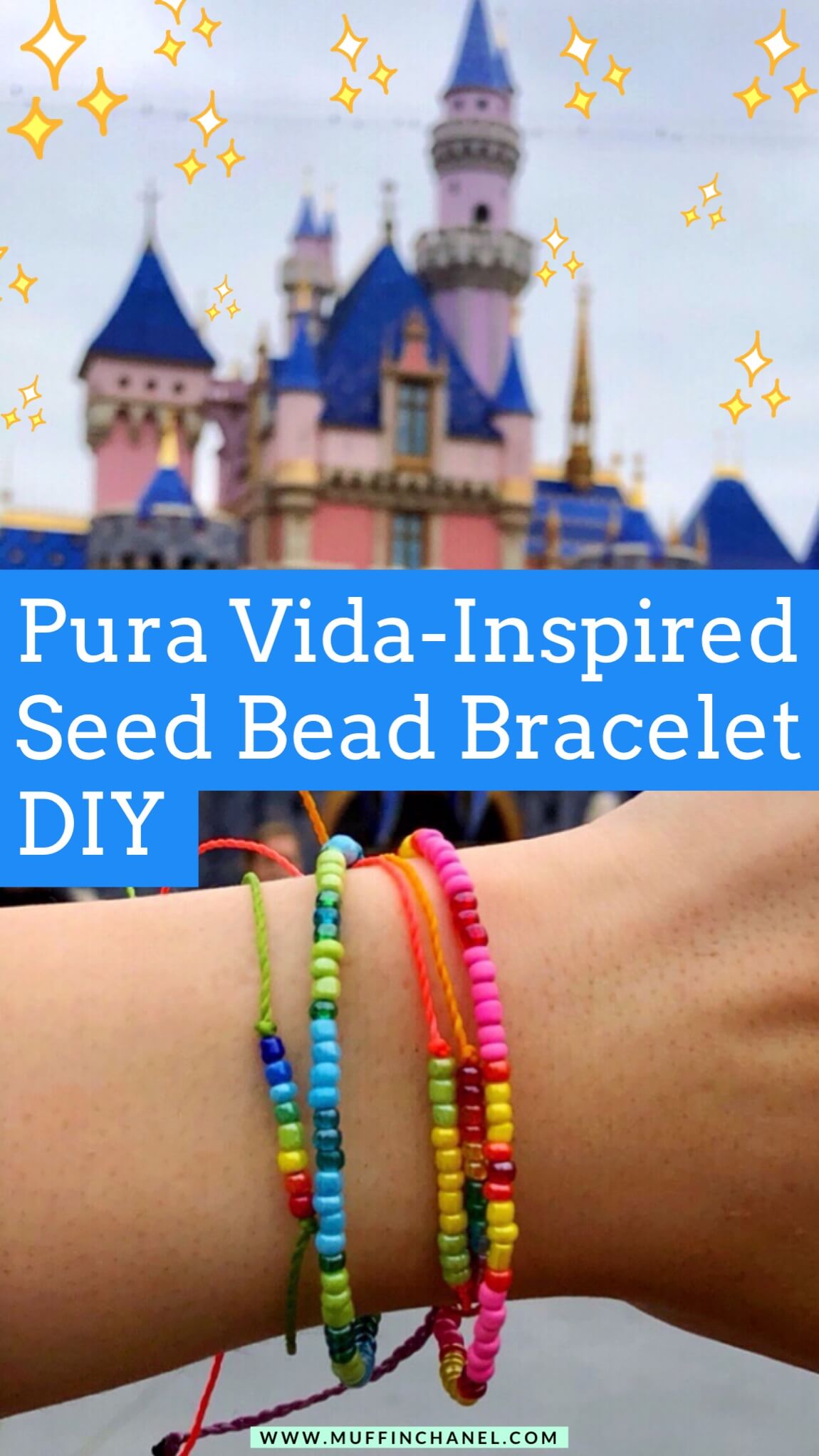 DIY Pura Vida-Inspired Seed Bead Wax String Bracelets - MuffinChanel