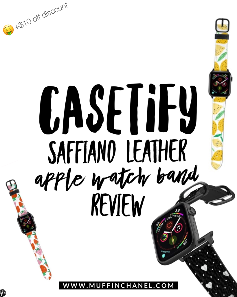 Casetify Saffiano Leather Apple Watch 
