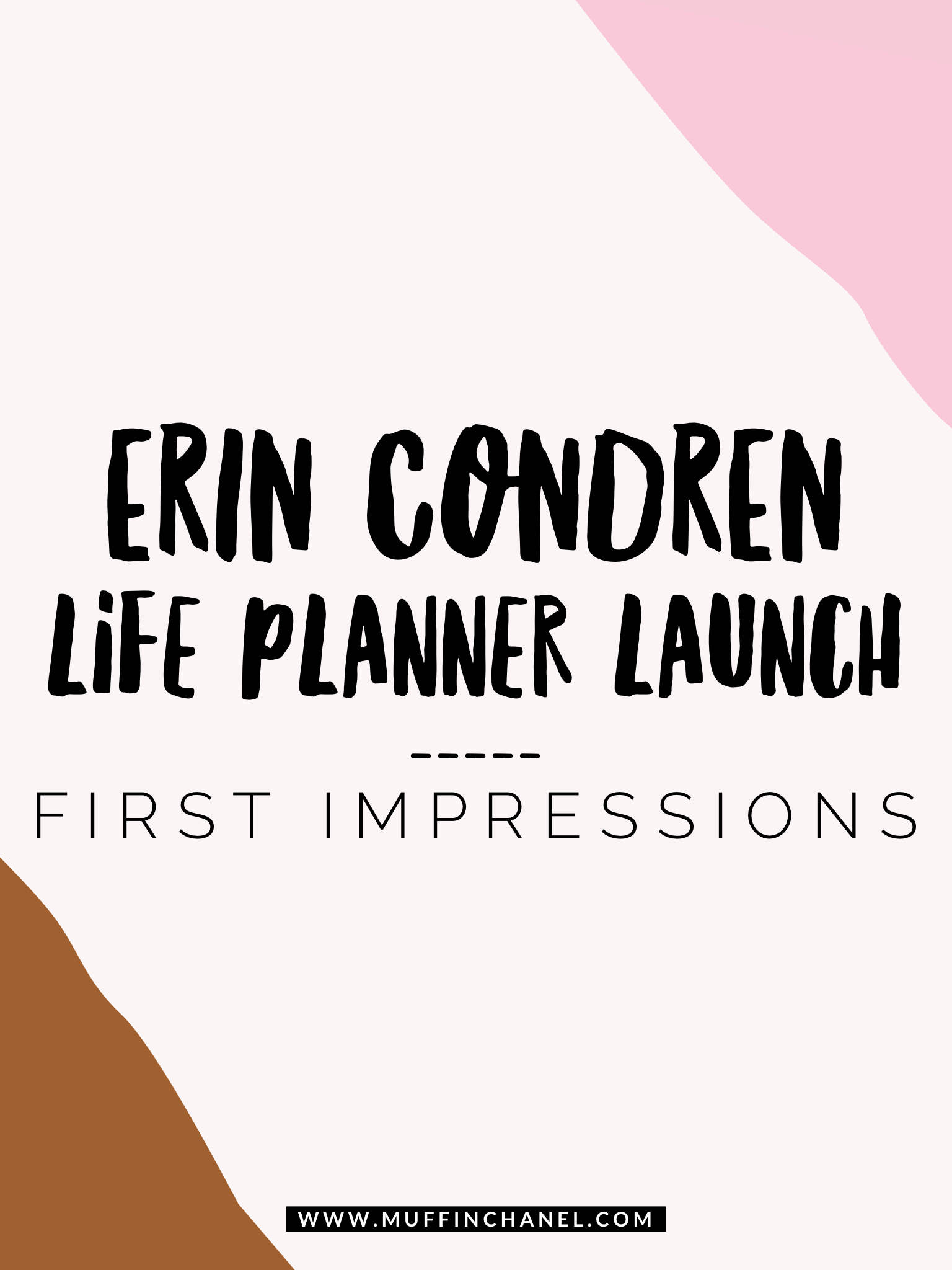 2022 Erin Condren Life Planner Launch First Impressions MuffinChanel