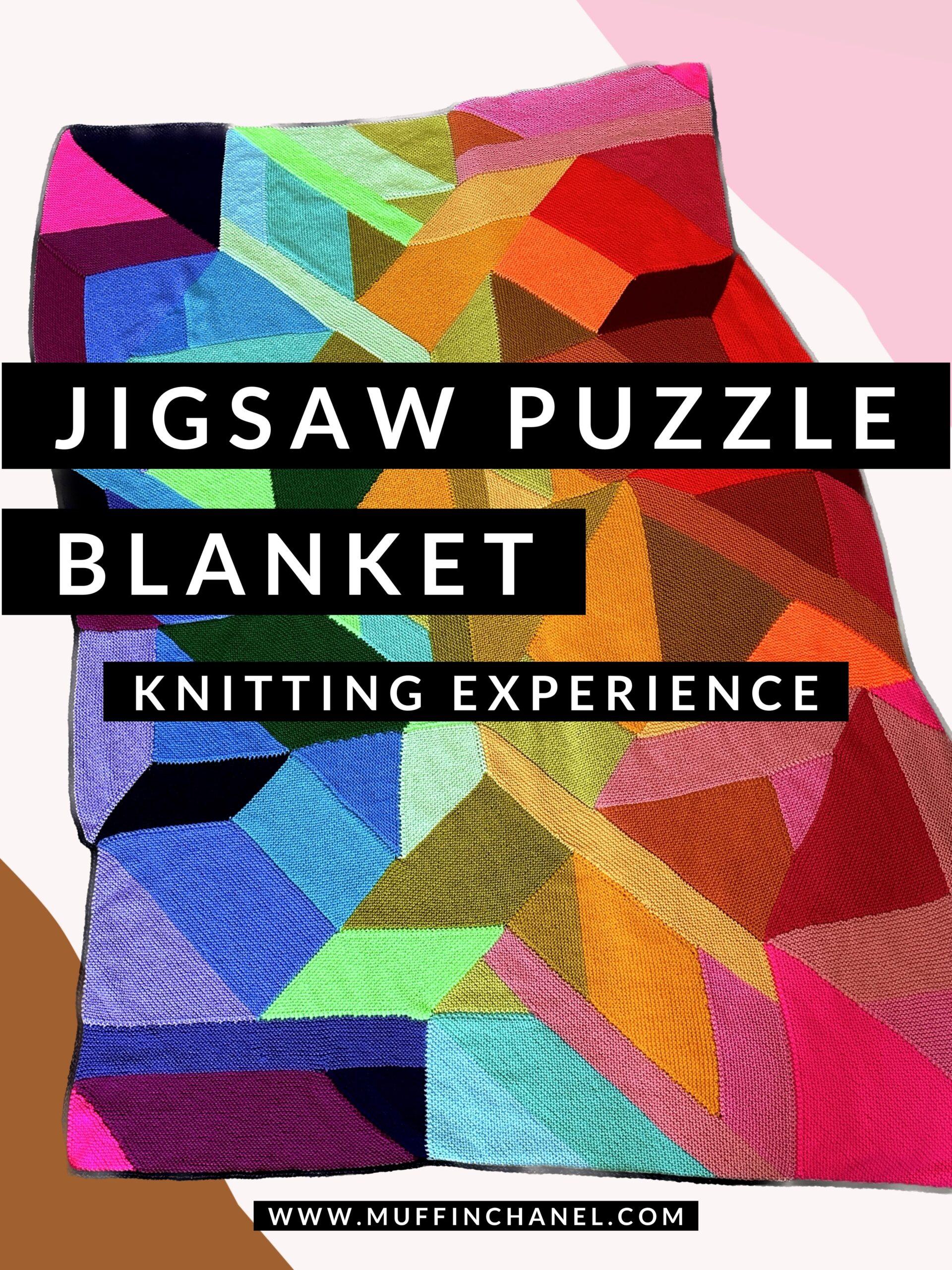 Jigsaw Puzzle Blanket Knitting Experience MuffinChanel